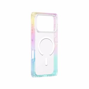 AmazingThing Omni ümbris jaoks iPhone 17 Pro compatible with MagSafe - läbipaistev-rainbow