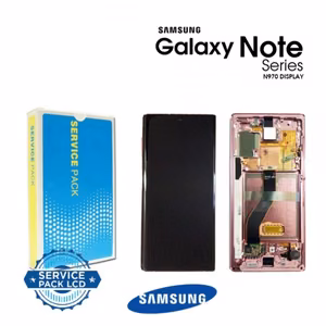 LCD Ekraan ühilduv Samsung N970 Note 10-ga koos raamiga / Aura Pink / (Service Pack)