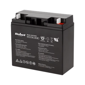 Rebel geeliaku, 12 V, 17 Ah
