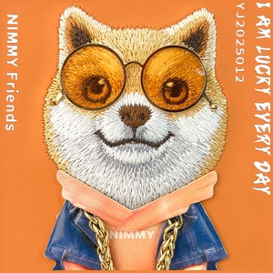 Nimmy Glasses Cool Dog iPhone 17 Pro Ümbris - oranž