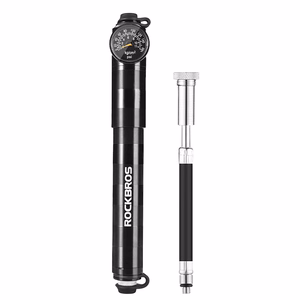 Rockbros HQ-67A-L03 BK manomeetriga jalgrattapump – must