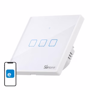 Nutikas Lüliti WiFi + RF 433 Sonoff T2 EU TX (3-channel) updated