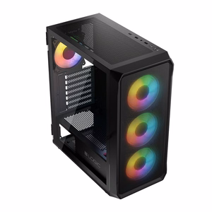 Logic PORTOS ARGB MINIDI USB 3.0 корпус черный