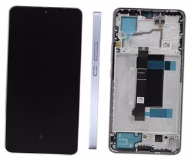 LCD screen Xiaomi Redmi Note 13 Pro 5G koos touch screen koos frame Aurora Lilla (ühildub Poco X6 5G) original (service pack)