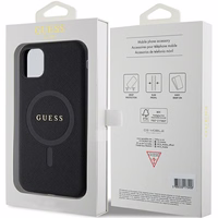 Guess GUHMN61PSAHMCK ümbris jaoks iPhone 11 / Xr - must Saffiano MagSafe