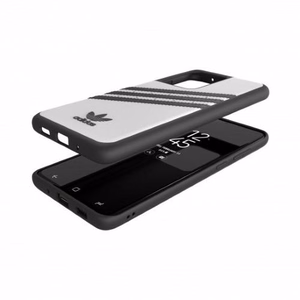 Adidas OR Moudled Ümbris PU jaoks Samsung Galaxy S20 Ultra - valge and must