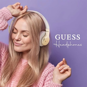 Guess Bluetooth on-ear headphones GUBH604GEMP roosa/roosa 4G Script