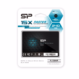 Silicon Power Slim S55 2.5" 240 GB Serial ATA III TLC SSD