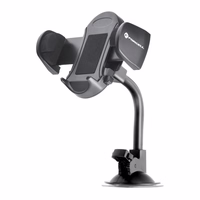 Car phone hoidja Forcell F-Grip Oval 17 cm windshield / dashboard / air vent must