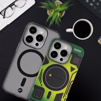 Ümbris jaoks Samsung S25 PLUS Forcell F-Protect Levels Dual Layer 4D technology compatible with Magsafe Military Drop-Test cyber roheline