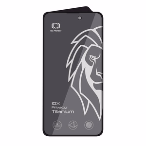 Закалённое стекло Tel Protect 10X Privacy Titanium для iPhone 14 Pro Max