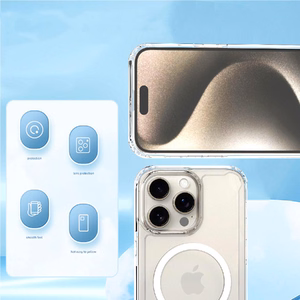 Clear Corner Ümbris MagSafe jaoks iPhone 16 Pro Max - Clear
