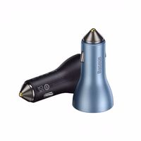 Autolaadija Baseus "Golden Contactor Pro" hall 65W (2xPD / 1xQC3.0)