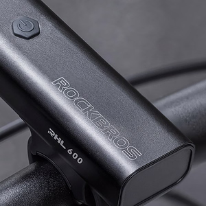 Rockbros RHL600 eesmine jalgrattatuli 600lm 2600mAh IPX6 - must