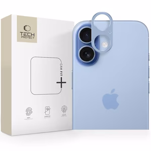 Tech-Protect Camalloy Fit+ Camera Glass jaoks iPhone 17 - sinine