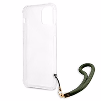 Guess GUHCP12LKSARKA iPhone 12 Pro Max 6.7" roheline/khaki värvi kõvakott Camo Collection