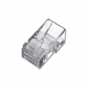 DIGITUS A-MO 8/8 SR – неэкранированный модульный штекер CAT 5e RJ45 8P8C для многожильного круглого кабеля
