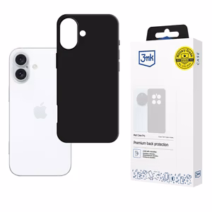 3mk Matt Ümbris Pro jaoks Apple iPhone 16 Plus - Matt Must