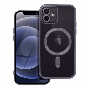 Чехол для iPhone 12 Electro Mag Cover совместимый с MagSafe чёрный