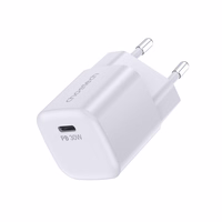 Choetech PD5007 USB-C PD 30W GaN wall laadija - valge