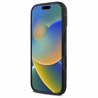 BMW Sign Leather Cardslot Ümbris jaoks iPhone 16 Pro Max - must