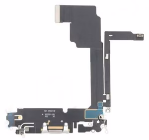 Flex jaoks iPhone 15 Pro Max jaoks charging connector koos microphone Natural original (used Grade A)