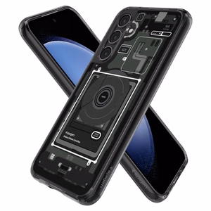 Spigen Ultra Hybrid Ümbris jaoks Samsung Galaxy S23 FE - Dark hall (Zero One Pattern)