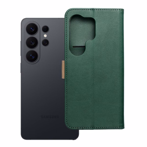 Roheline ja kuldne Split Book klappümbris Motorola Moto G17 Power telefonile