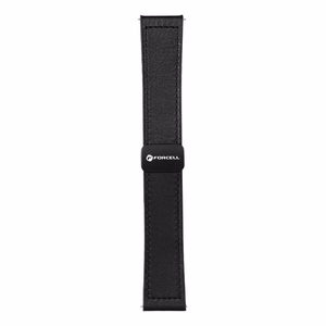 Strap to Samsung Galaxy Watch Forcell F-Design FS20 magnetic eco-friendly leather 22 mm black