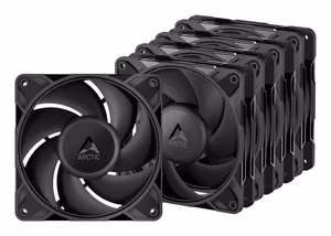 ARCTIC P12 PRO PWM PST High-Performance Fans x5, 4-pin, 120mm, must