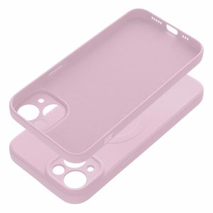 SILICONE MAG ÜMBRIS compatible with MagSafe jaoks IPHONE 14 roosa