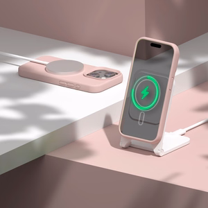 Etteri Silicone Mag ümbris iPhone 14 6,1" hele roosa