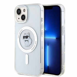 Karl Lagerfeld IML Choupette MagSafe ümbris jaoks iPhone 15 - läbipaistev