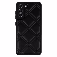 Leather 3D Ümbris jaoks Samsung Galaxy S21 FE design 3 must