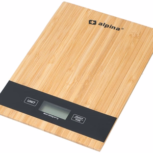 Alpina digitaalne bambusest köögikaal, kuni 5 kg