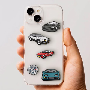 3D-наклейка Быстрые автомобили, комплект 5pcs