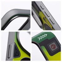 Ümbris jaoks iPhone 16 PLUS Forcell F-Protect Levels Dual Layer 4D technology compatible with Magsafe Military Drop-Test cyber roheline