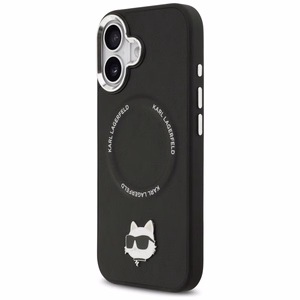 Karl Lagerfeld Choupette Pin MagSafe Ümbris jaoks iPhone 17 - Must