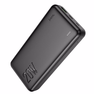 External battery Akupank Hoco J87A Type-C PD 20W+Quick Charge 3.0 20000mAh must