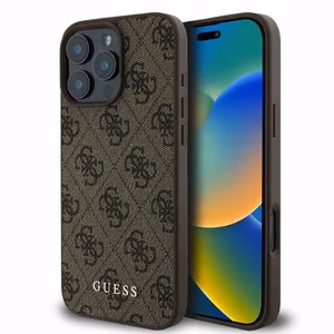 Guess 4G Classic iPhone 16 Pro Ümbris - Brown