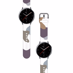 Strap Moro for Samsung Galaxy Watch 45 / 46 / 47 mm silicone bracelet watch band - pattern 9