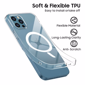 Tech-Protect FlexAir MagSafe Ümbris jaoks iPhone 12 / 12 Pro - Clear