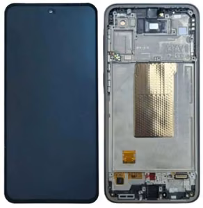 LCD screen Samsung A376 A37 5G with touch screen and frame Charcoal original (service pack)