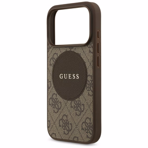 Guess 4G Circle Classic Logo MagSafe ümbris jaoks iPhone 17 Pro - brown