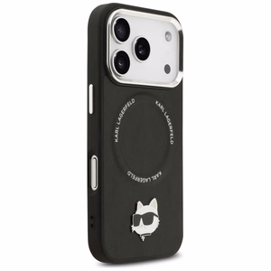 KARL LAGERFELD ümbris jaoks IPHONE 17 Pro compatible with MagSafe KLHMP17LPSMLRCHK (PU Choupette Pin) must