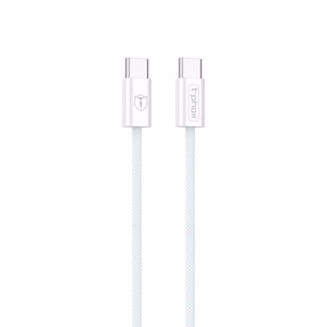 T-PHOX CC15 SERIES USB-C/USB-C CABLE 60W 3A WHITE