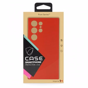 Phone Ümbris "TM Pure Silicone" jaoks Samsung G990 S21 FE / Punane / (Blister)