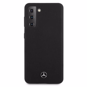 Mercedes Silicone Line Case for Samsung Galaxy S21+ - Black