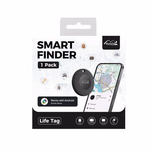 Lifemate LifeTag HD-P16-3 GPS- ja Bluetooth-jälgija Androidile, must