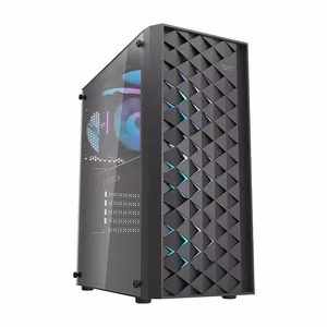 Darkflash DK351 arvutikorpus (must) + 4 RGB-ventilaatorit